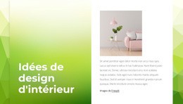 Idées Créatives De Design D'Intérieur Site Web Html