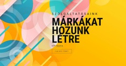 Márkaeszközök Létrehozása - HTML Oldalsablon