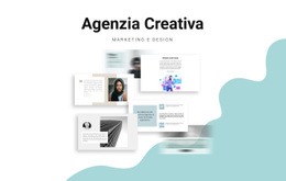 Agenzia Di Web Design - Pagina Di Destinazione Gratuita, Modello HTML5