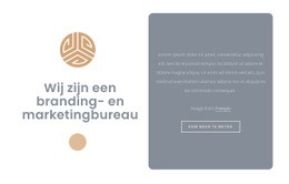 Branding- En Marketingbureau - Responsief Websiteontwerp