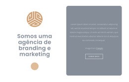 Agência De Branding E Marketing - Design De Site Responsivo