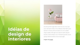 Ideias Criativas Para Design De Interiores - Modelo Gratuito