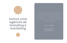 Agência De Branding E Marketing Modelo Responsivo HTML5