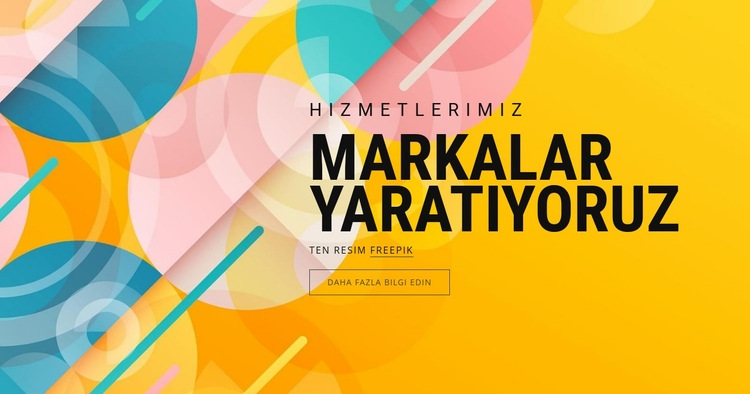 Marka varlığı oluşturma Html Web Sitesi Oluşturucu