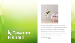 İç Tasarım Yaratıcı Fikirler Için Çok Amaçlı WordPress Teması