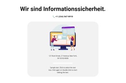 Kontakt Für Informationen Store-Vorlage