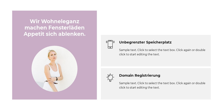 Business-Forschung Website-Vorlage