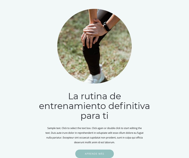 Iniciar una ruta deportiva Diseño de páginas web