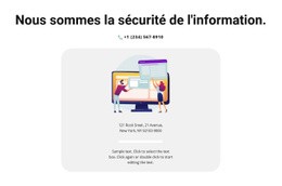 Thème HTML5 Pour Contact Pour Information