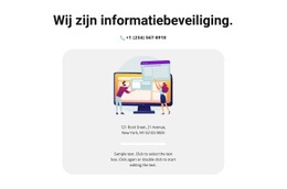 HTML5-Thema Voor Neem Contact Op Voor Informatie