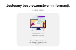 Kontakt W Celu Uzyskania Informacji - Prosty Motyw WordPress