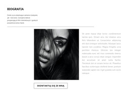 Biografia Grafika Szablon HTML