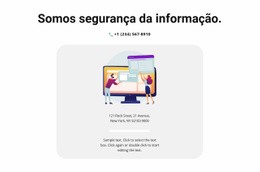 Contato Para Informações - Website Creation HTML