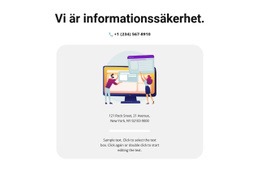 Webbsida För Kontakta För Information