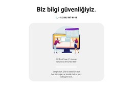 Bilgi Için Iletişim - Modern Web Sitesi Oluşturucu