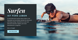 Surfen Ist Fürs Leben – Website-Vorlage Herunterladen