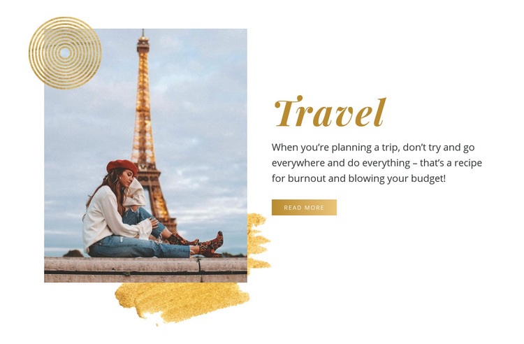 Travel with Us Elementor Template Alternative