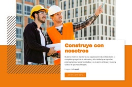 Construye Con Nosotros - Creador De Sitios Web Sencillo