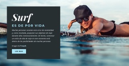 El Surf Es Para Toda La Vida - HTML Layout Builder