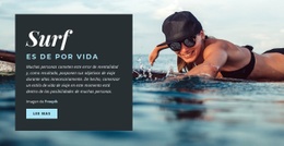 El Surf Es Para Toda La Vida - Maqueta De Sitio Web Funcional