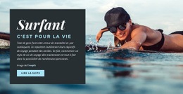 Le Surf C'Est Pour La Vie - Conception Simple