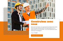Construisez Avec Nous Modèle HTML