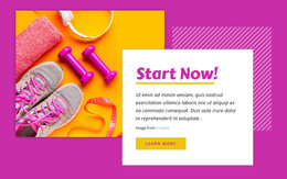 Intensive Workouts & Individual Training - Site Template