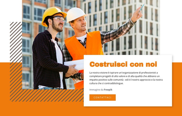 Costruisci con noi Modelli di Website Builder