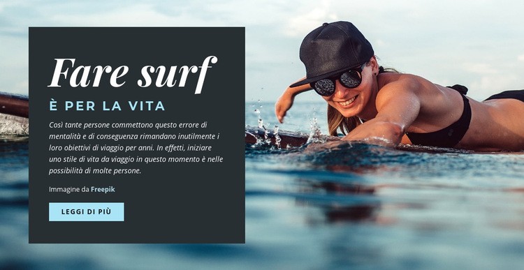 Il surf è per la vita Progettazione di siti web