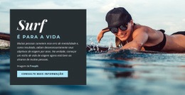 Surfar É Para Toda A Vida - Inspiração De Modelo HTML5