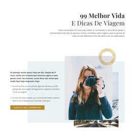 99 Dicas De Viagem - Modelo De Site Comercial Premium