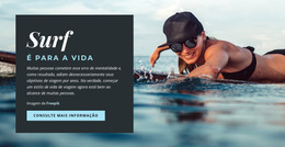 Surfar É Para Toda A Vida - Download Do Modelo De Site