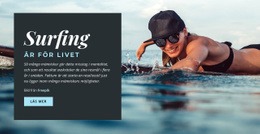 Surfing Är För Livet - Nedladdning Av HTML-Mall