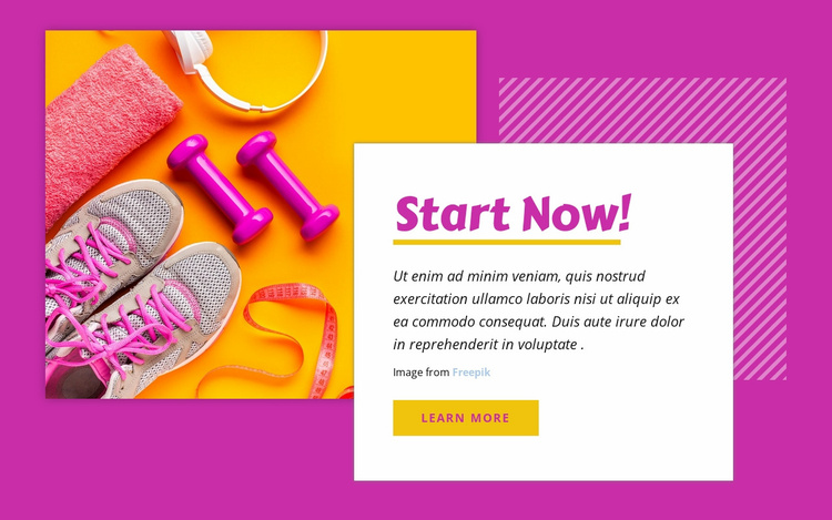 Intensive Workouts & Individual Training eCommerce Template