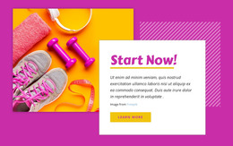 Intensive Workouts & Individual Training - WordPress Theme Inspiration