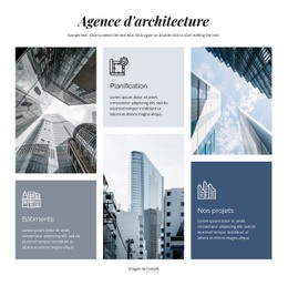 Agence D'Architecture - Modèle Gratuit