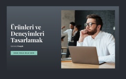 Ürünleri Ve Deneyimleri Tasarlamak - Kullanımı Kolay Açılış Sayfası