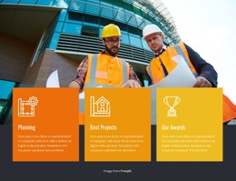 Building Company Services Clean And Minimal Template