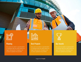 Building Company Services Templates Html5 Responsive Free
