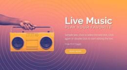 Live Music Design