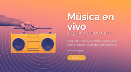 Diseño De Música En Vivo