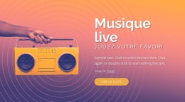 Conception De Musique En Direct - Meilleur Créateur De Sites Web