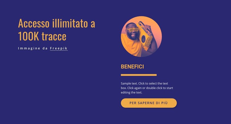 Accesso illimitato Modello CSS