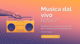 Progettazione Di Musica Dal Vivo