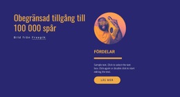 Obegränsad Tillgång Responsiv CSS-Mall