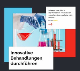 Innovative Behandlungen Durchführen - Kreatives Mehrzweck-Website-Design