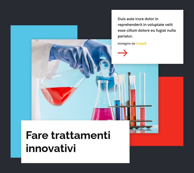 Fare trattamenti innovativi Progettazione di siti web