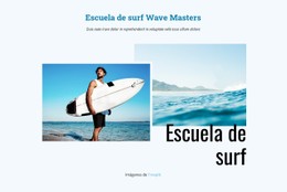 Escuela De Surf Plantilla CSS Premium