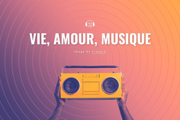 La Vie, L'Amour, La Musique – Thème WordPress Et WooCommerce