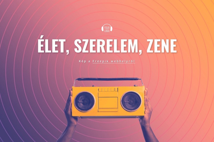 Élet, szerelem, zene WordPress Téma